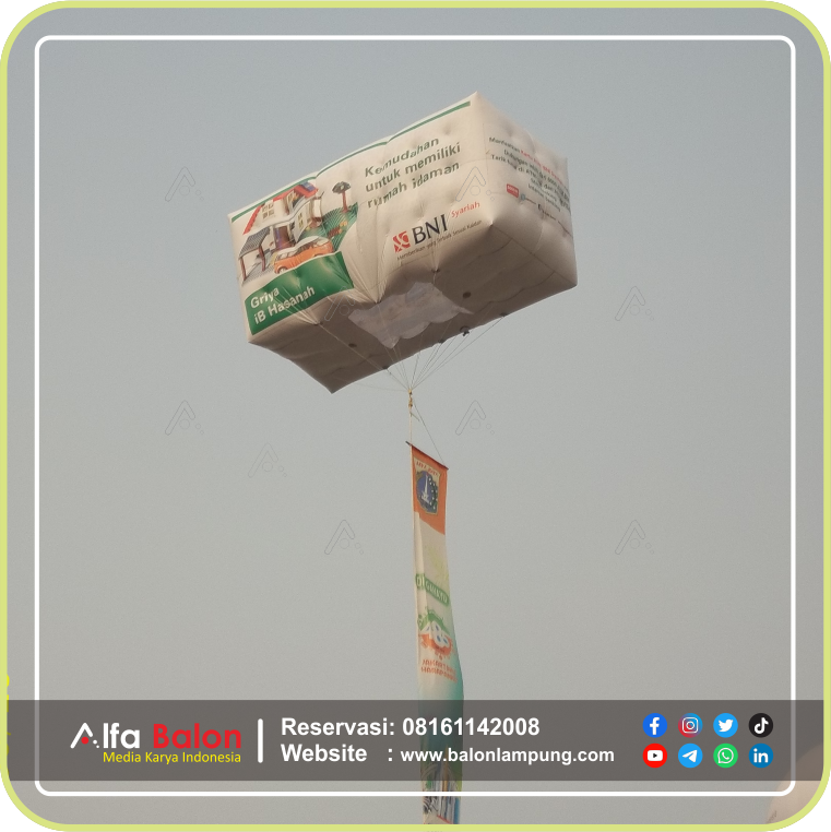 Balon Promosi Udara Lampung