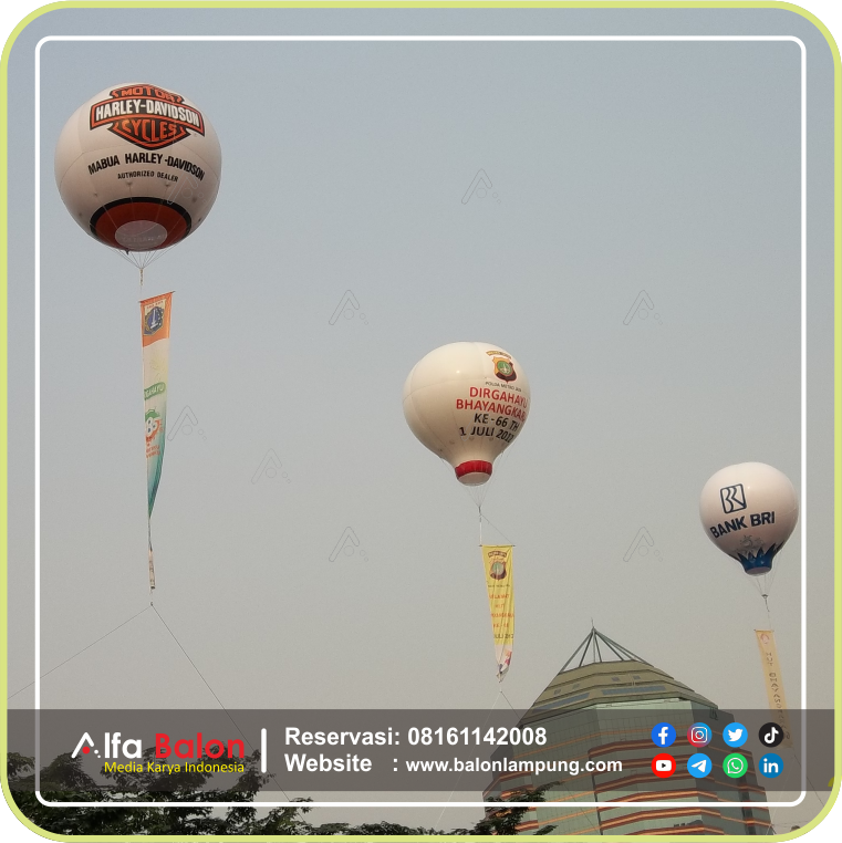 Vendor Balon Promosi Udara Lampung